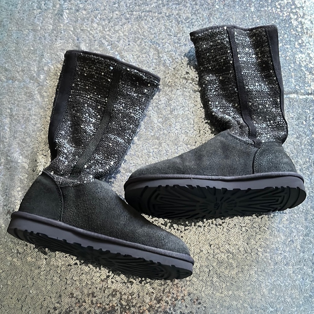 Ugg boots with embellishments, size 7